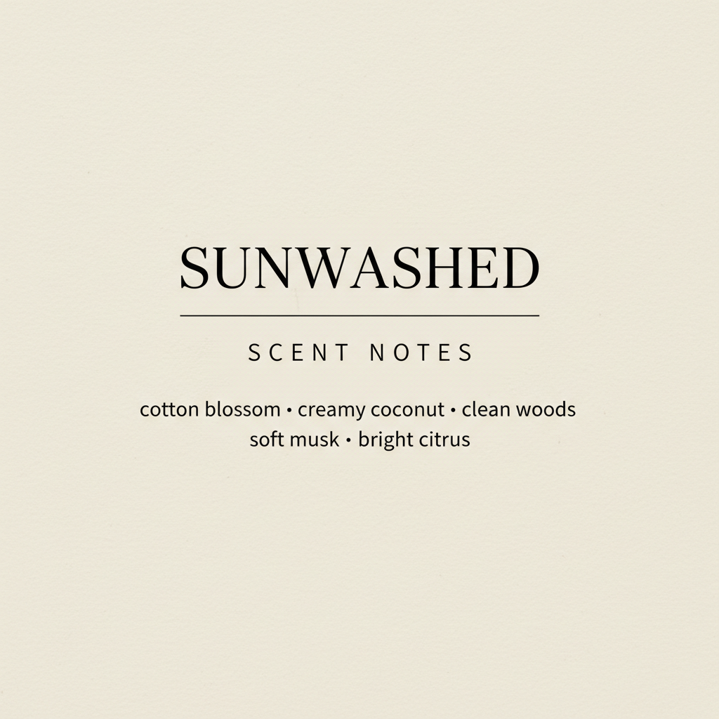 Sunwashed Scent Note Card