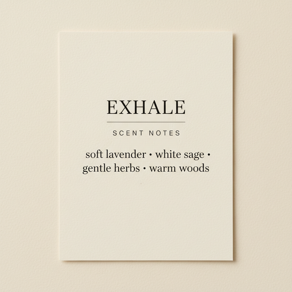 Exhale Scent Note Card v4