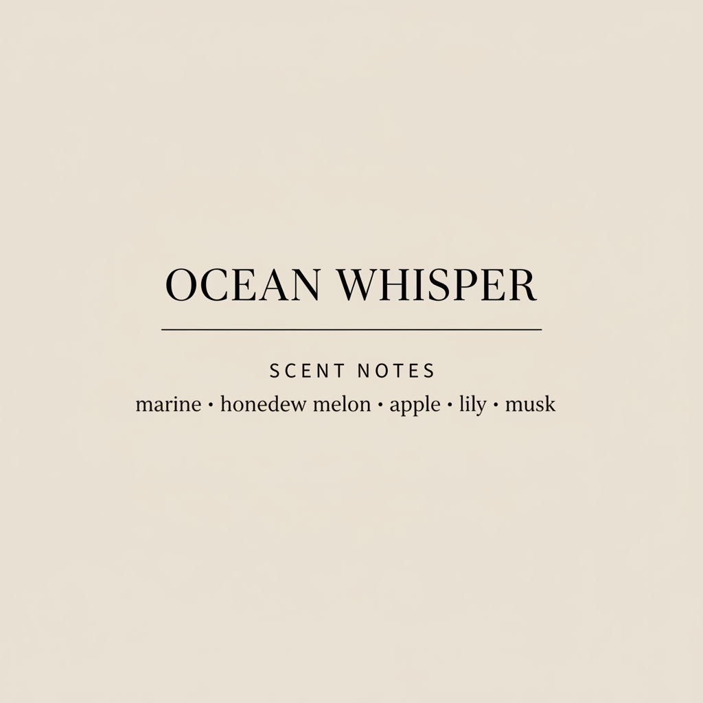 Ocean Whisper Scent Note Card