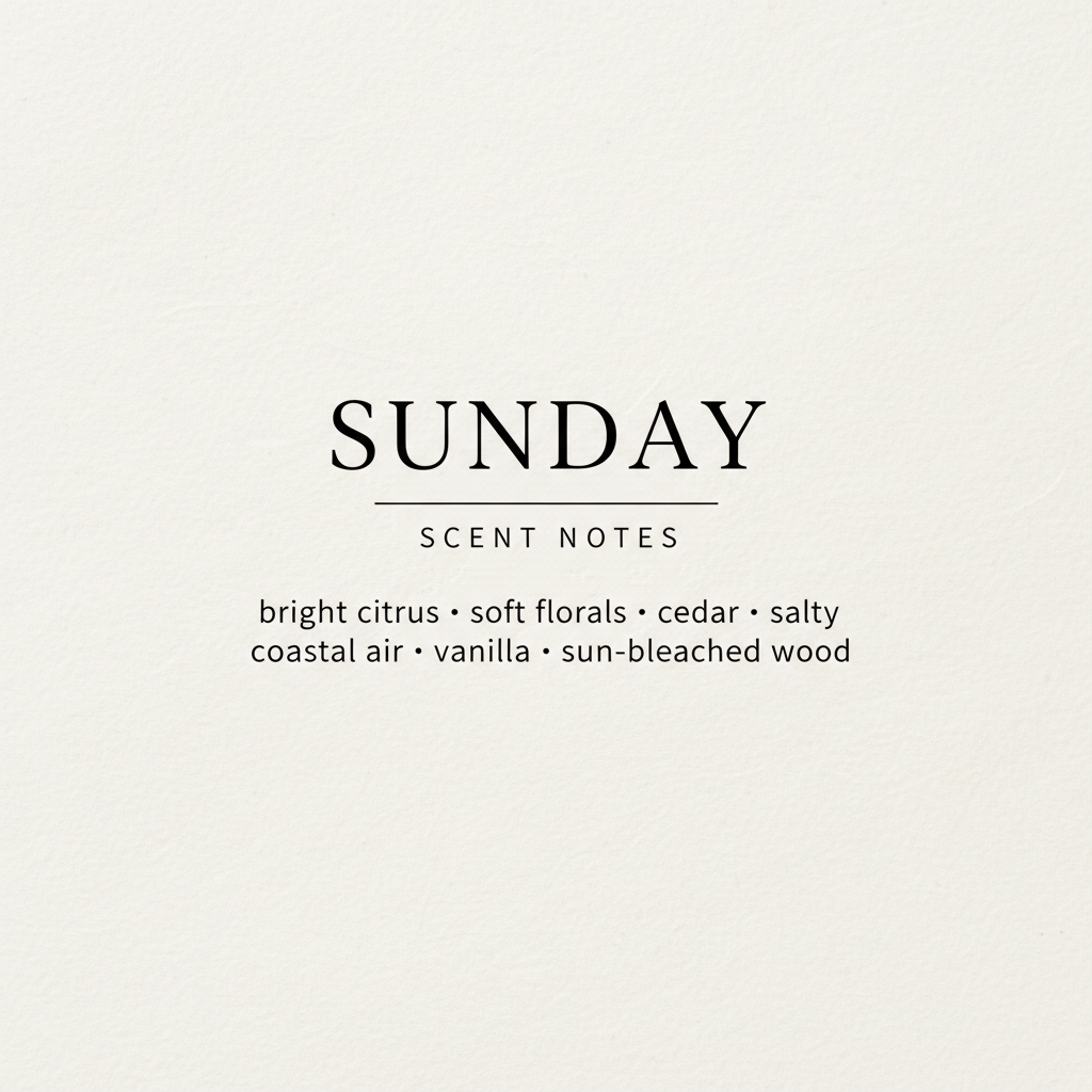 Sunday Scent Note Card